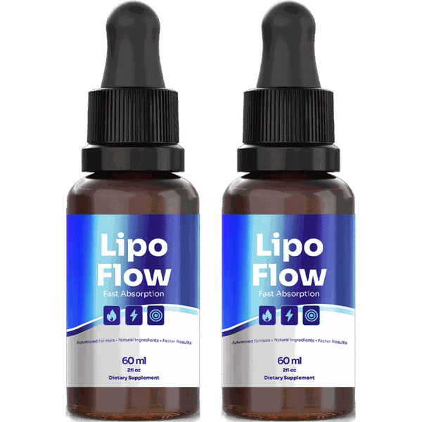 Two bottles of Lipo Flow