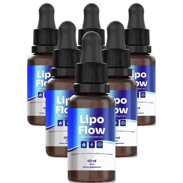 Six bottles of Lipo Flow